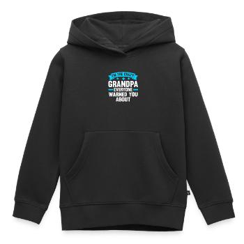 Großvater Großvater Großvater Geschenk - Kinder Premium Organic Hoodie - Schwarz - Vorne - AI Model Kid Male (0cm)
