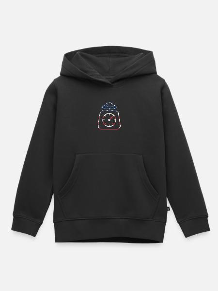 Baker Us Flag Baking - Kinder Premium Organic Hoodie - Schwarz