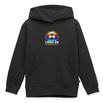 Stufe 30 - Kinder Premium Organic Hoodie - Schwarz - Vorne - AI Model Kid Male (0cm)