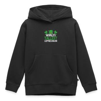 Weltgrößter Leprechaun Lustiger St. Patrick's Day - Kinder Premium Organic Hoodie - Schwarz - Vorne - AI Model Kid Male (0cm)