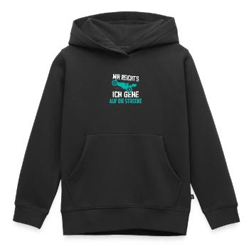 Mir reicht's ich gehe auf die Strecke RC Car Mode - Kinder Premium Organic Hoodie - Schwarz - Vorne - AI Model Kid Male (0cm)