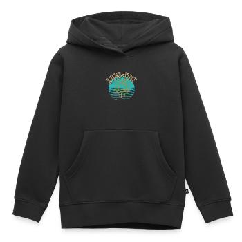Sunshine: The Golden Elixir - Kids Premium Organic Hoodie - black - Front - AI Model Kid Male (0cm)