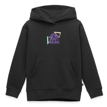 developing myself - Kinder Premium Organic Hoodie - Schwarz - Vorne - AI Model Kid Male (0cm)