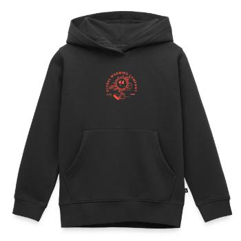 Global warming 2 - Sweat Premium à capuche enfant bio - noir - Devant - AI Model Kid Male (0cm)