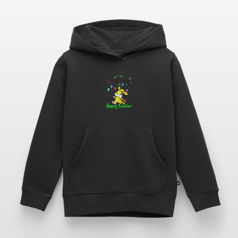 Easter Easter, happy easter, easter bunny, happy easter Kids Premium Organic Hoodie