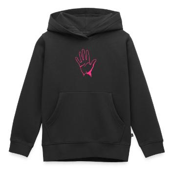 Hand in Hand doigt2203 - Kinder Premium Organic Hoodie - Schwarz - Vorne - AI Model Kid Male (0cm)
