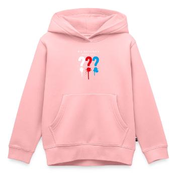 Die Drei ??? Wir übernehmen jeden Fall - Kinder Premium Organic Hoodie - Rosa - Vorne - AI Model Kid Female (0cm)
