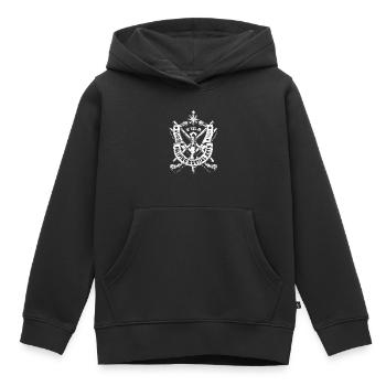 Arts martiaux philippins FMA - Sweat Premium à capuche enfant bio - noir - Devant - AI Model Kid Male (0cm)