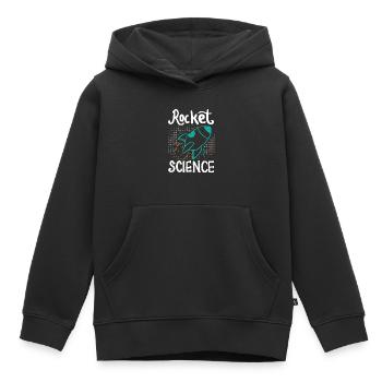 Rocket Science - Kinder Premium Organic Hoodie - Schwarz - Vorne - AI Model Kid Male (0cm)