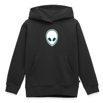 bande dessinée - Sweat Premium à capuche enfant bio - noir - Devant - AI Model Kid Male (0cm)