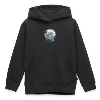 Petanque - Kids Premium Organic Hoodie - black - Front - AI Model Kid Male (0cm)