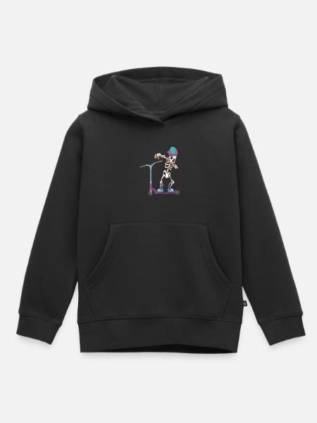 Stunt Scooter Tretroller - Kinder Premium Organic Hoodie - Schwarz