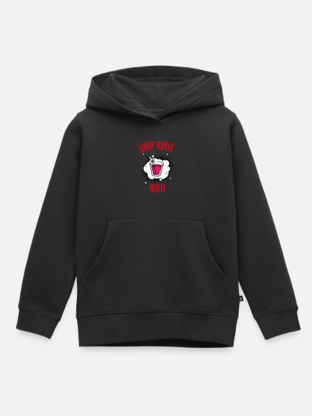 SYRUP curve - Kids Premium Organic Hoodie - black