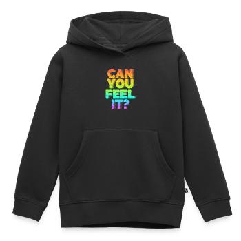 Pouvez-vous le sentir? - Sweat Premium à capuche enfant bio - noir - Devant - AI Model Kid Male (0cm)