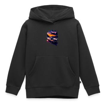 Klassischer Sportwagen - Kinder Premium Organic Hoodie - Schwarz - Vorne - AI Model Kid Male (0cm)