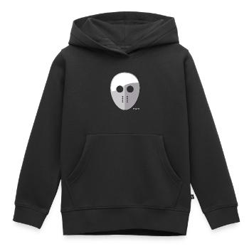 Maske Jason TS-oak - Kinder Premium Organic Hoodie - Schwarz - Vorne - AI Model Kid Male (0cm)