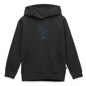 Aerobic Fitness Training Aerobic Fitness - Kids Premium Organic Hoodie - black - Front - AI Model Kid Male (0cm)