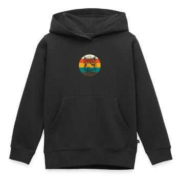 Alpaca alpaca - Kids Premium Organic Hoodie - black - Front - AI Model Kid Male (0cm)
