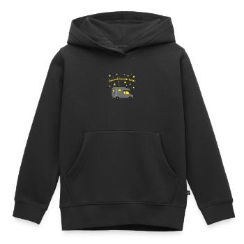 million de star hotel pickup - Sweat Premium à capuche enfant bio - noir - Devant - AI Model Kid Male (0cm)