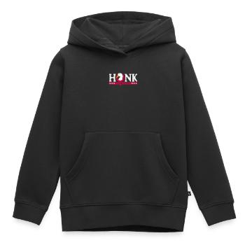 Hupen Sie, Wenn Sie Feministisches Design Für - Kinder Premium Organic Hoodie - Schwarz - Vorne - AI Model Kid Male (0cm)