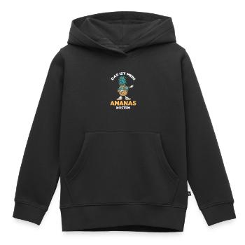 Das ist mein Ananas Kostüm, Ananas - Kinder Premium Organic Hoodie - Schwarz - Vorne - AI Model Kid Male (0cm)