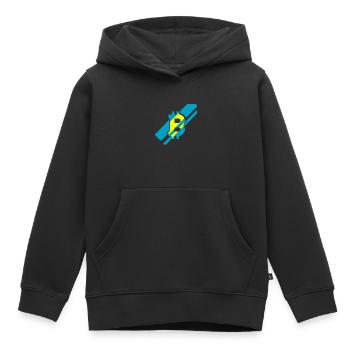 Bitcoin Trading Crypto Stocks - Sweat Premium à capuche enfant bio - noir - Devant - AI Model Kid Male (0cm)