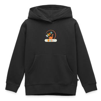 Dino Baby - Kinder Premium Organic Hoodie - Schwarz - Vorne - AI Model Kid Male (0cm)