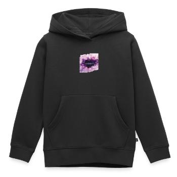 Formule magique Abracadabra en améthyste mystique - Sweat Premium à capuche enfant bio - noir - Devant - AI Model Kid Male (0cm)
