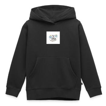 Wetterlage - Kinder Premium Organic Hoodie - Schwarz - Vorne - AI Model Kid Male (0cm)