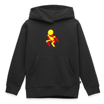 Pour le supporter de Malines - Sweat Premium à capuche enfant bio - noir - Devant - AI Model Kid Male (0cm)