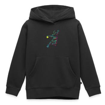 Handball Spieler Stürmer Sprungwurf Torwart - Kinder Premium Organic Hoodie - Schwarz - Vorne - AI Model Kid Male (0cm)