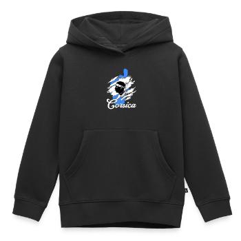 Korsika Insel - Kinder Premium Organic Hoodie - Schwarz - Vorne - AI Model Kid Male (0cm)