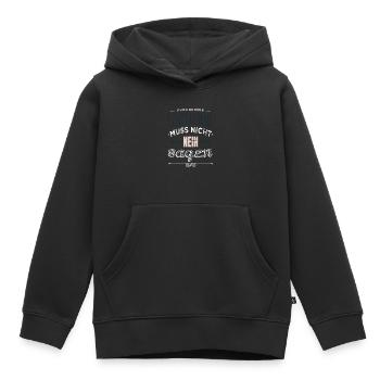 familienname asatru cooler spruch geek coolste - Kinder Premium Organic Hoodie - Schwarz - Vorne - AI Model Kid Male (0cm)