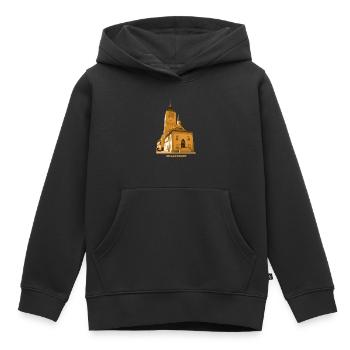 Hôtel de ville de Deggendorf Basse-Bavière Danube Isar - Sweat Premium à capuche enfant bio - noir - Devant - AI Model Kid Male (0cm)