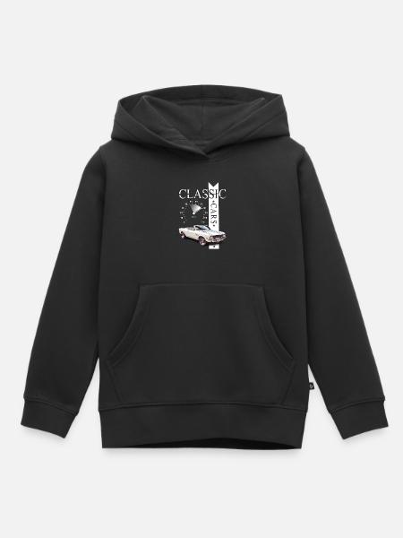 Classic Car - Kinder Premium Organic Hoodie - Schwarz