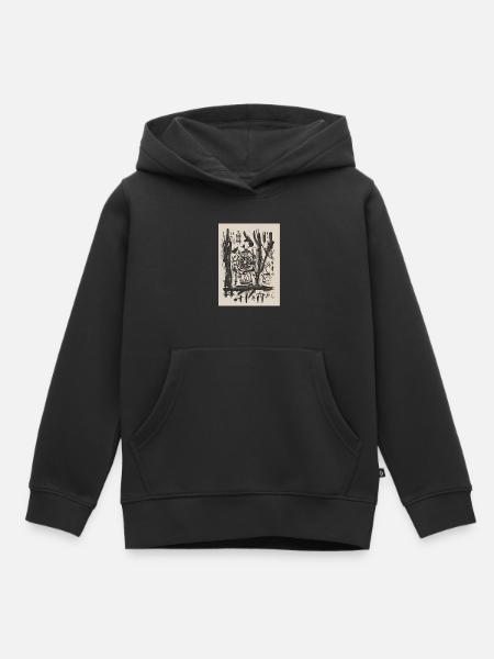 easy art - Kinder Premium Organic Hoodie - Schwarz
