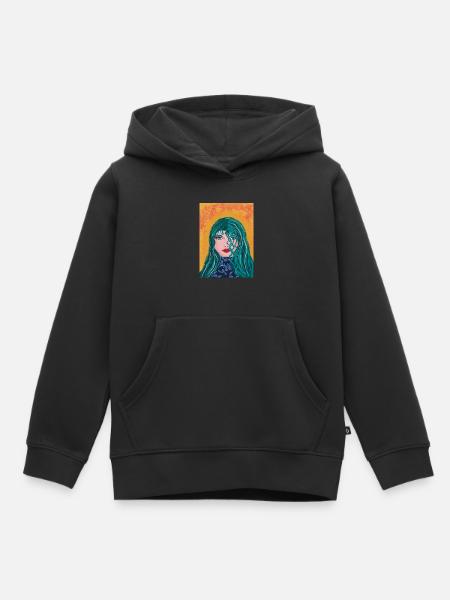 Celestia - Kinder Premium Organic Hoodie - Schwarz