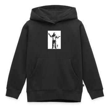 Sprayer - Kids Premium Organic Hoodie - black - Front - AI Model Kid Male (0cm)