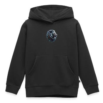 Un adorable défilé d’oiseaux de dessin animé - Sweat Premium à capuche enfant bio - noir - Devant - AI Model Kid Male (0cm)