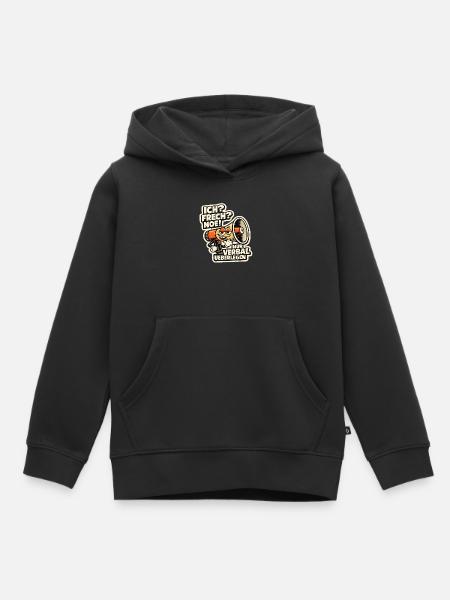 Verbal Überlegen Megaphone Cartoon - Kinder Premium Organic Hoodie - Schwarz