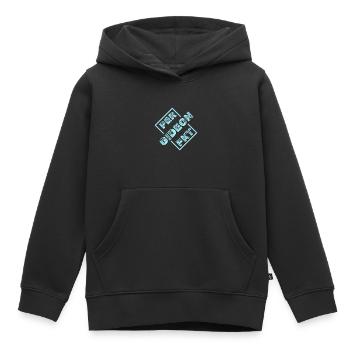 Perfekt Gideon - Kinder Premium Organic Hoodie - Schwarz - Vorne - AI Model Kid Male (0cm)