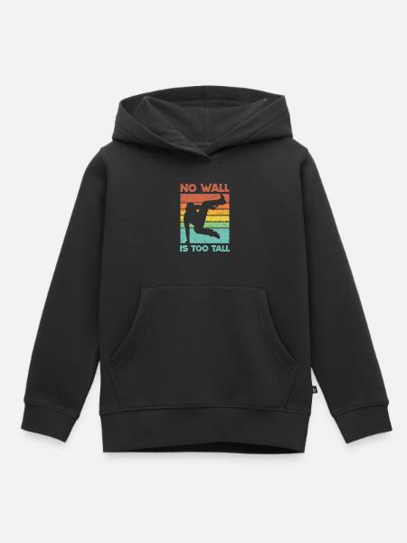 Parkour - Kids Premium Organic Hoodie - black