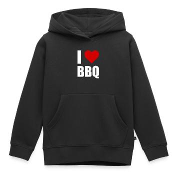 BBQ - Kinder Premium Organic Hoodie - Schwarz - Vorne - AI Model Kid Male (0cm)