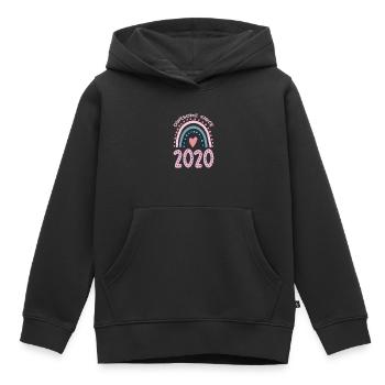 Fantastic since 2020 - Kids Premium Organic Hoodie - black - Front - AI Model Kid Male (0cm)