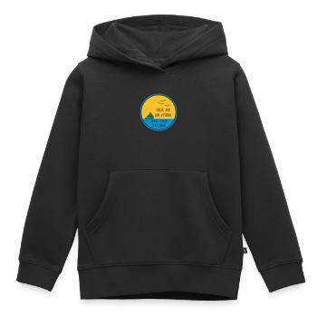 Reise vor dem Sterben Geschenk - Kinder Premium Organic Hoodie - Schwarz - Vorne - AI Model Kid Male (0cm)