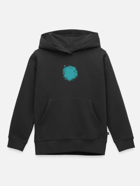 Vector background de - Kinder Premium Organic Hoodie - Schwarz
