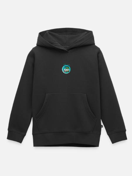 Van life - Sweat Premium à capuche enfant bio - noir