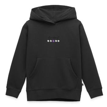 Be different - Kinder Premium Organic Hoodie - Schwarz - Vorne - AI Model Kid Male (0cm)