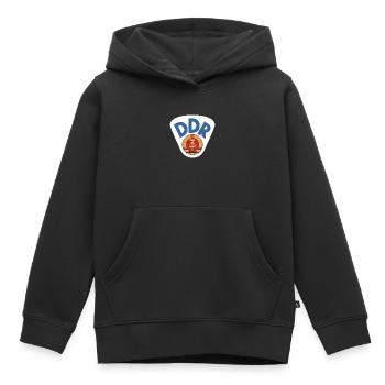 Wappen der DDR Deutschen Demokratischen Republik - Kinder Premium Organic Hoodie - Schwarz - Vorne - AI Model Kid Male (0cm)