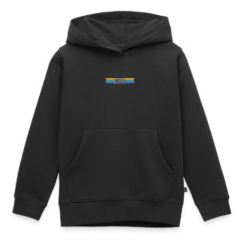 Jahrgang 1976 Jahrgang 1976 - Kinder Premium Organic Hoodie - Schwarz - Vorne - AI Model Kid Male (0cm)